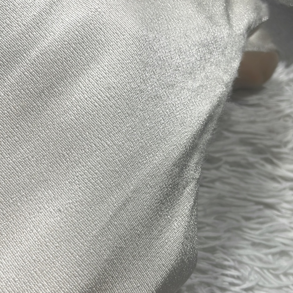 Lulu's Ivory Satin Slip Mermaid Gown - Picture 12 of 16